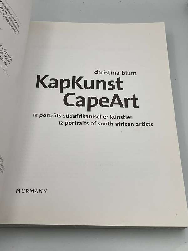 KapKunst CapeArt: 12 Portraits of South African Artists by Christina Blum