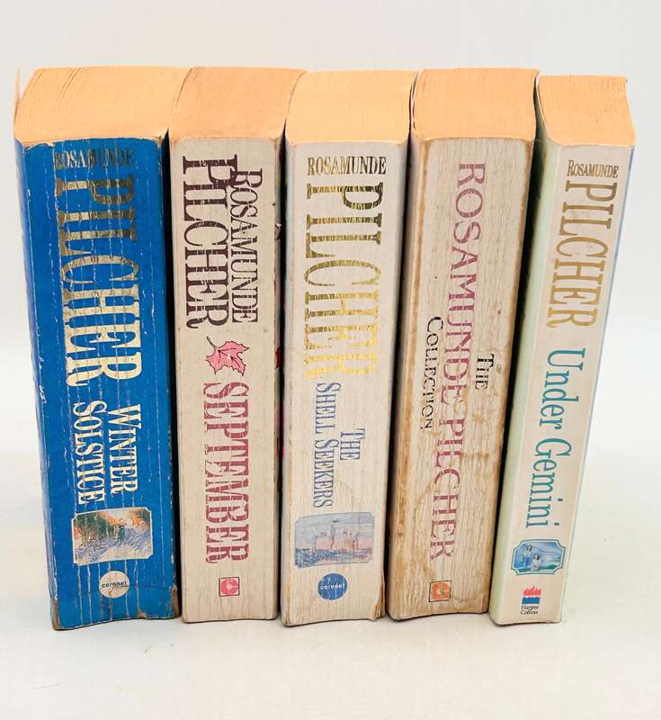 Rosamunde Pilcher x 5 Books Under Gemini, September, Winter Solstice, Shell Seekers and Collection