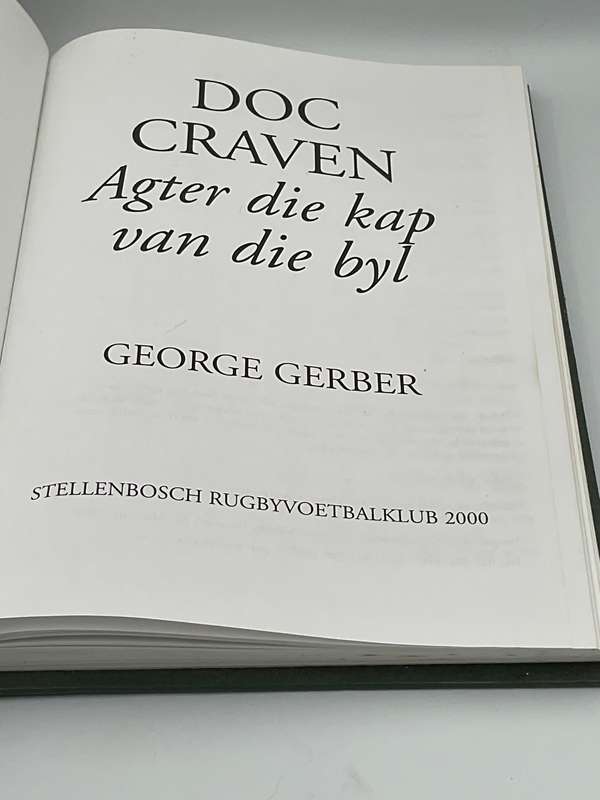 Dok Craven - Agter die kap van die byl - George Gerber