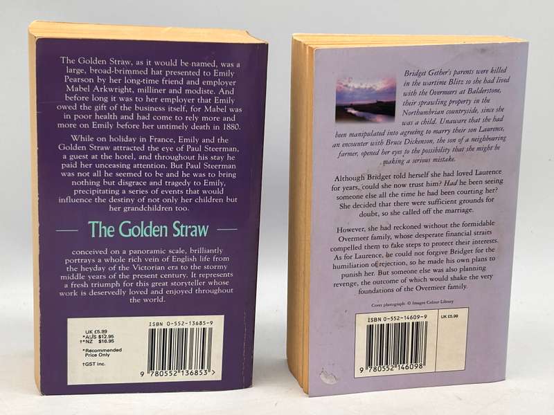 Catherine Cookson x 2 Books: The Blind Years & The Golden Straw