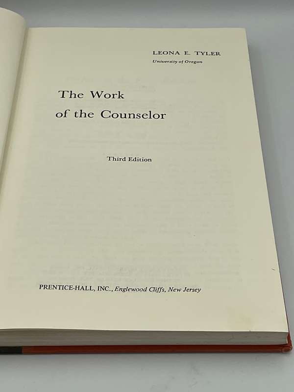 The Work of the Counselor by Leona E. Tyler