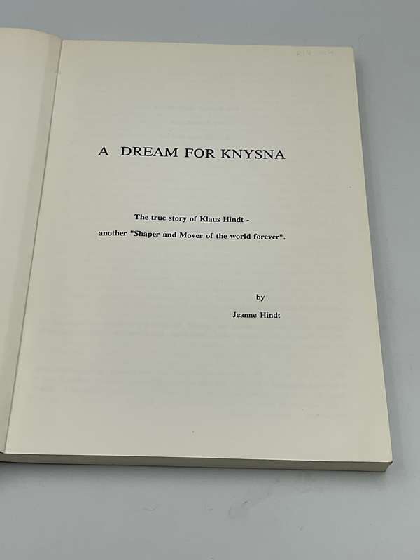 A Dream for Knysna by Jeanne Hindt