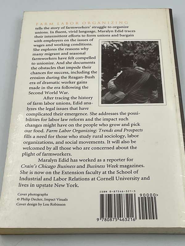 Farm Labor Organizing: Trends & Prospects by Maralyn Edid 1994