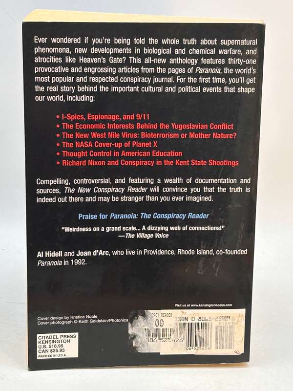 The New Conspiracy Reader by Al Hidell and Joan d`Arc