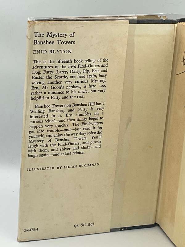 The Mystery of Banshee Towers Enid Blyton  First Edition 1961