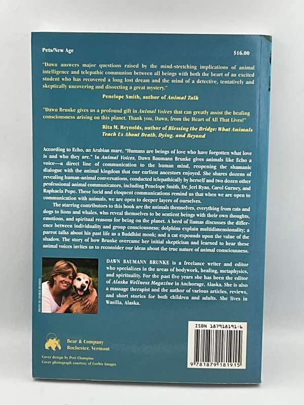 Animal Voices: Telepathic Communication in the Web of Life by Dawn Baumann Brunke