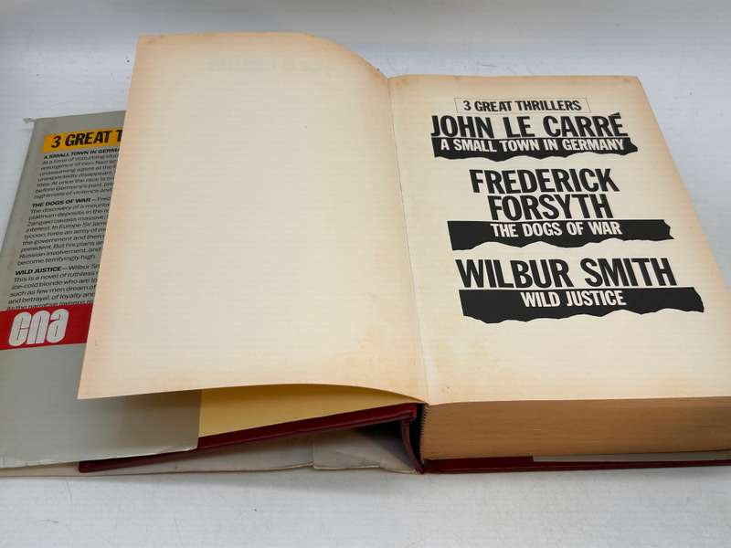 3 Great Thrillers John Le Carre, Frederick Forsyth and Wilbur Smith