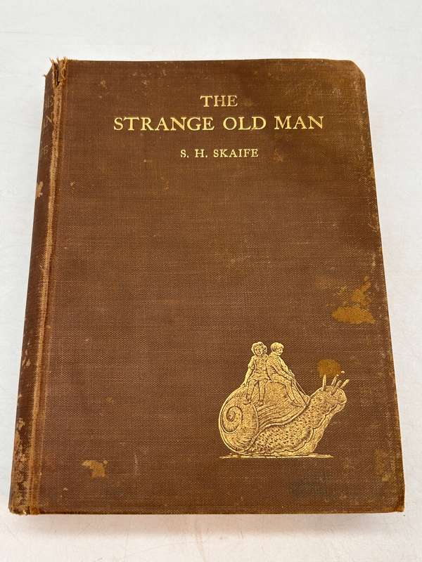 The Strange Old Man by SH Skaife | Signed First Edition with great photos of kids with giant insects