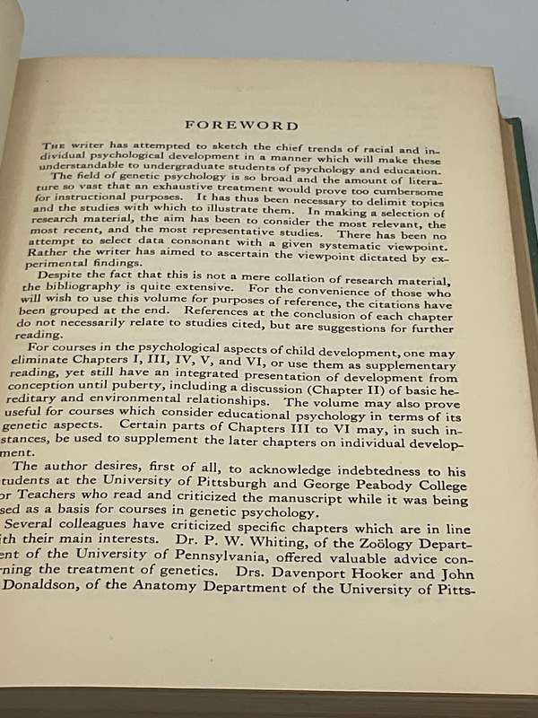 Psychological Development: An Introduction to Genetic Psychology - Norman L. Munn 1938