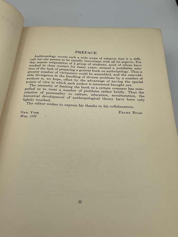 General Anthropology by Frank Boas | D.C. Heath and Co 1938