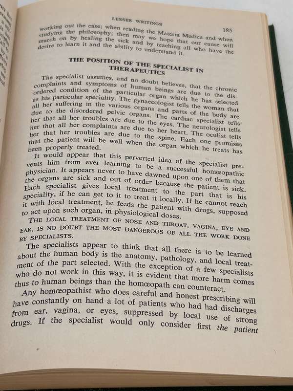 New Remedies: Clinical Cases Lesser Writings Aphorisms and Precepts ~ JT Kent 1973