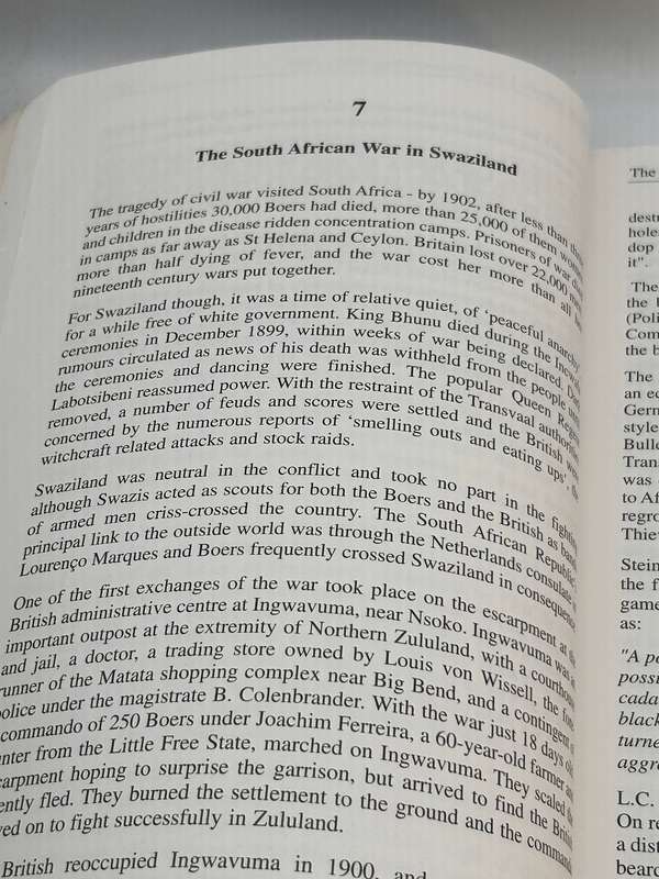 Big Bend - A History of the Swaziland Bushveld by Peter J Gosnell  2001