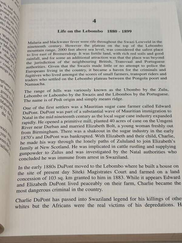 Big Bend - A History of the Swaziland Bushveld by Peter J Gosnell  2001