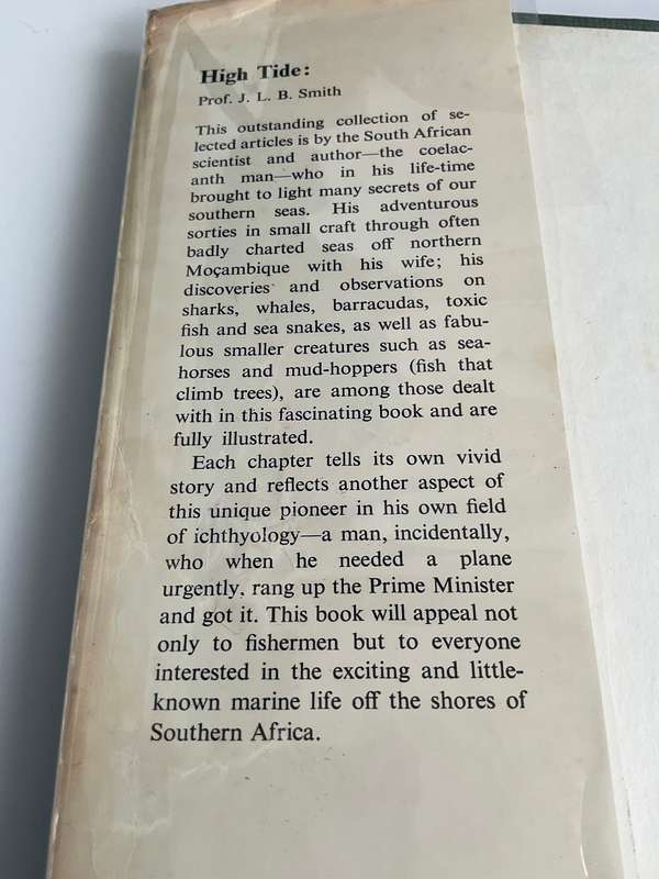 High Tide by Professor JLB Smith | Signed by Margaret M Smith