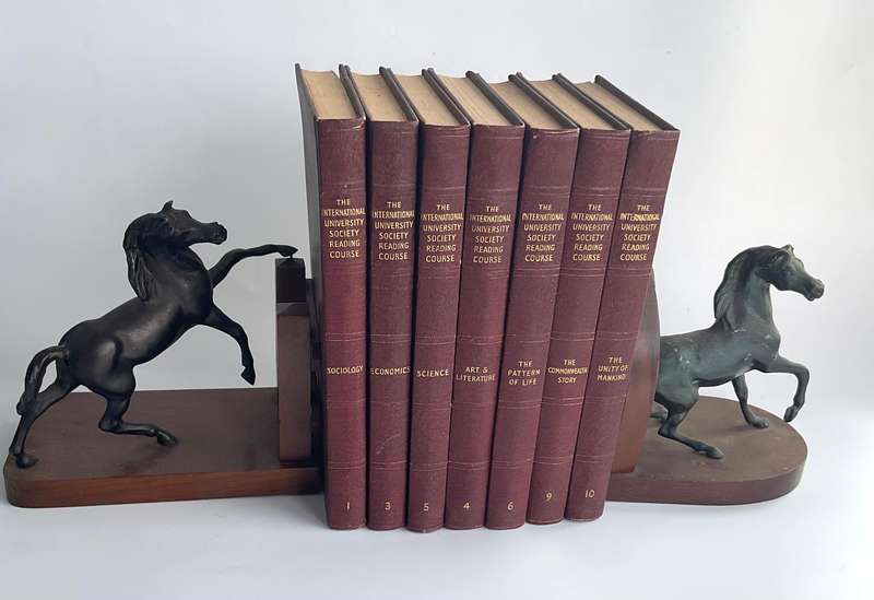 International University Society Reading Course 7 Volumes ~ Great Vintage Decor Books