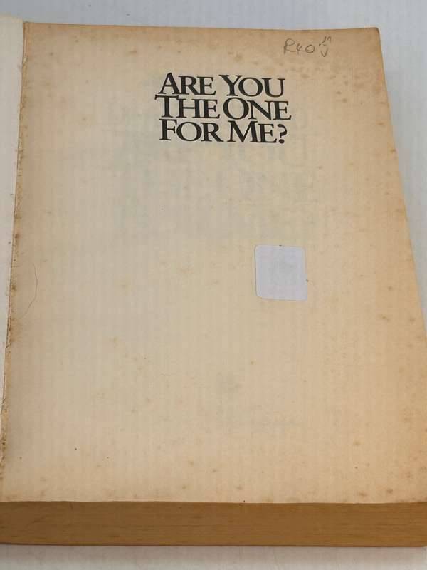 Are you the one for me? - Barbara de Angelis