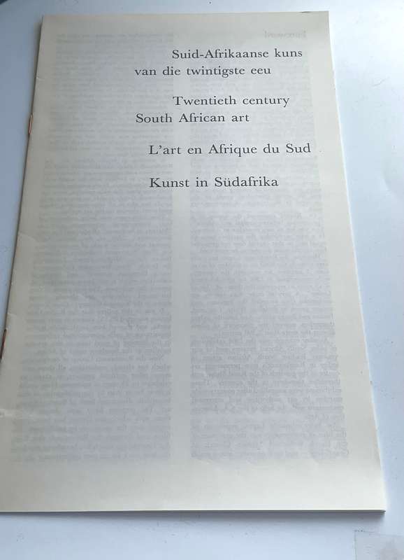 SA Kuns ~ Suid-Afrikaanse Kuns  vir die Twintigste Eeu / Twentieth Century SA Art | 1st Edition 1966