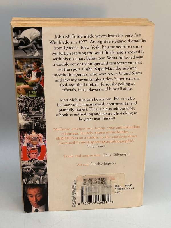 Serious: The Autobiography - John McEnroe