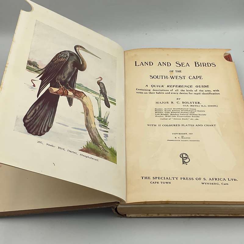 Land and Sea Birds of the South West Cape by R C Bolster