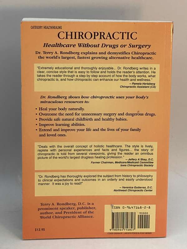 Chiropractic First by Terry A. Rondberg