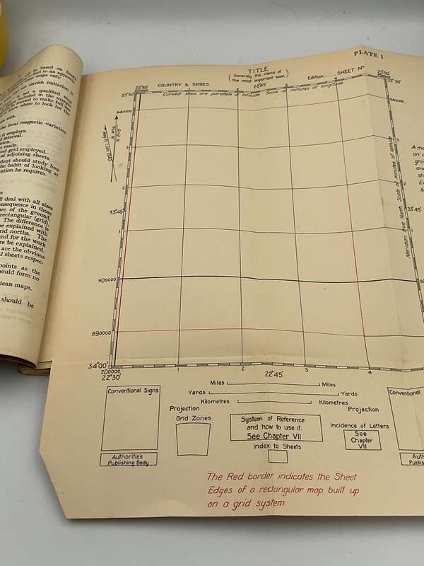 Union Of South Africa - Notes On Map Reading General Staff, UDF Defence Headquarters Pretoria 1940