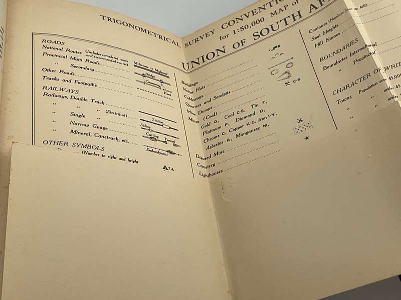 Union Of South Africa - Notes On Map Reading General Staff, UDF Defence Headquarters Pretoria 1940