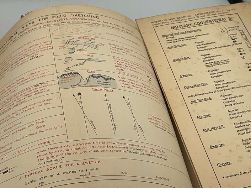 Union Of South Africa - Notes On Map Reading General Staff, UDF Defence Headquarters Pretoria 1940