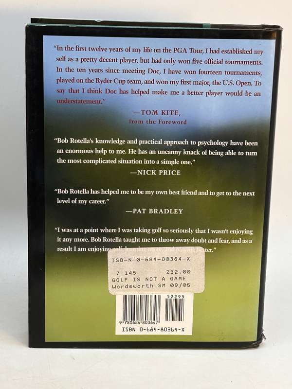 Golf is a Not a Game of Perfect by Dr Bob Rotella 1995