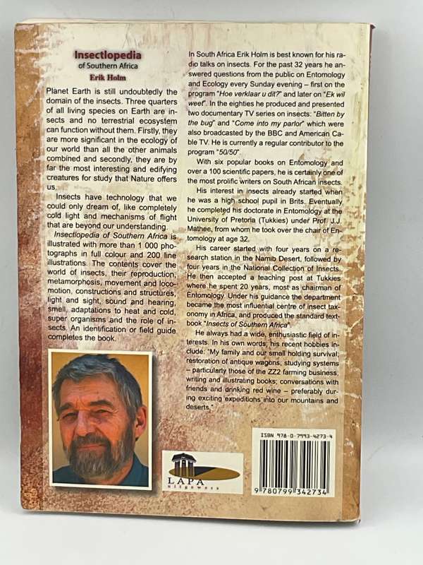 Insectlopedia of Southern Africa by Erik Holm 2008