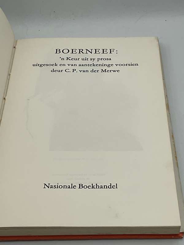 Boerneef: `n Keur uit sy prosa uitgesoek deur C.P. van der Merwe