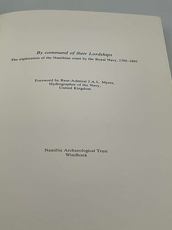 By Command of their Lordships by Jill Kinahan | Royal Navy Exploration of the Namibian Coast