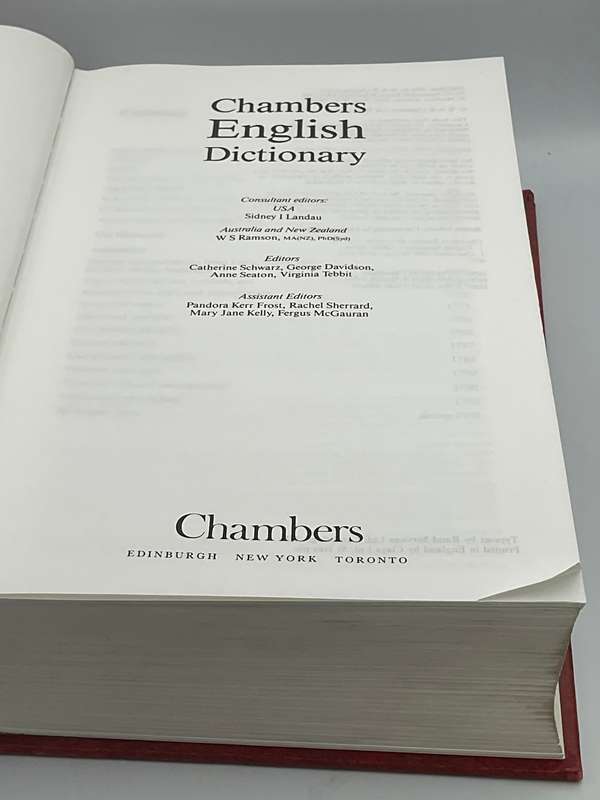 Chambers English Dictionary