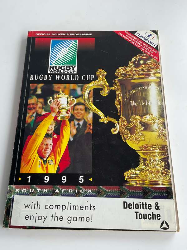 Rugby World Cup 1995 Official Souvenir Programme South Africa