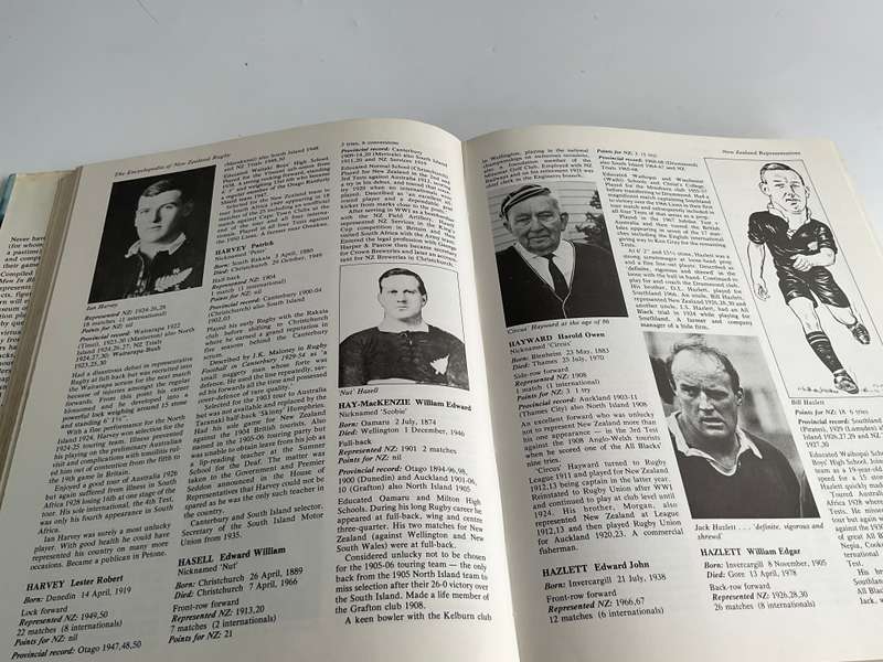 The Encyclopedia of New Zealand Rugby by RH .Chester and NAC McMillan