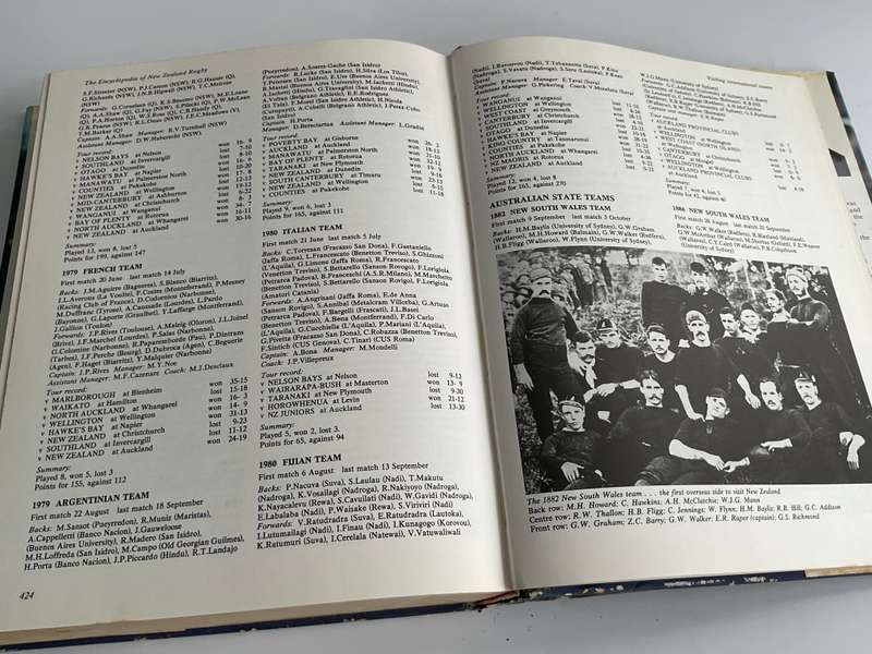 The Encyclopedia of New Zealand Rugby by RH .Chester and NAC McMillan
