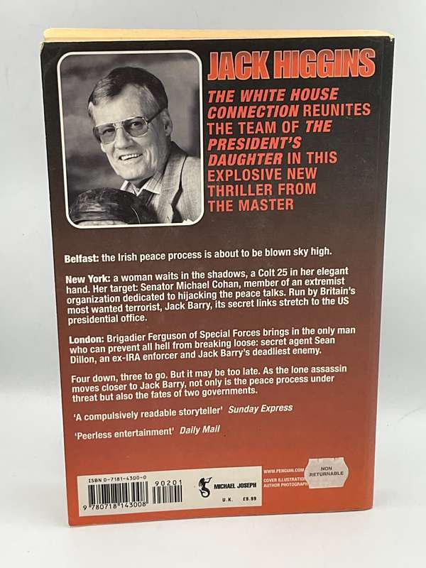 The White House Connection by Jack Higgins | Large Format Good Condition