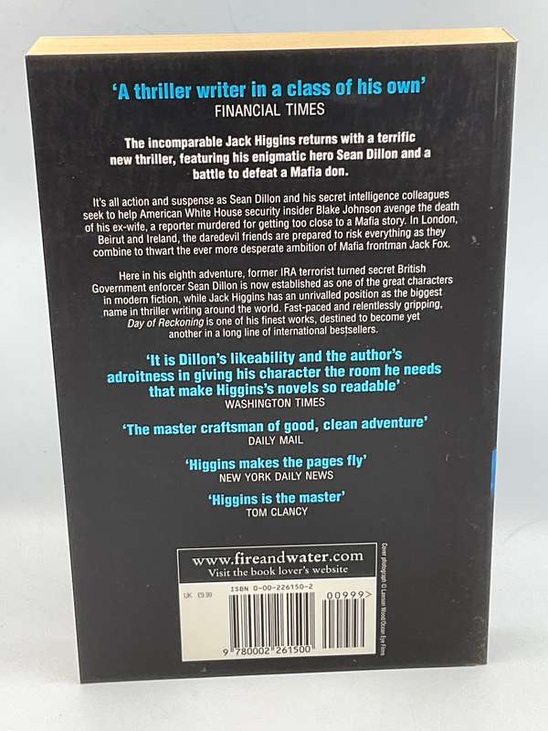 Day of Reckoning by Jack Higgins | Large Format Good Condition