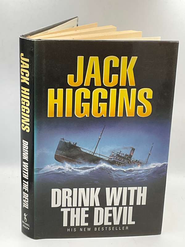 Drink with the Devil by Jack Higgins | Large Format ~ Hard Cover ~ Good Condition