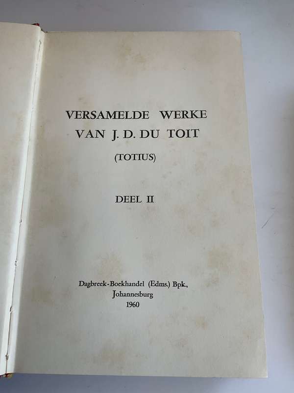 Totius ~ Versamelde Werke van J.D. du Toit / Totius | Deel I - Deel VIII