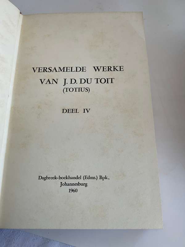 Totius ~ Versamelde Werke van J.D. du Toit / Totius | Deel I - Deel VIII
