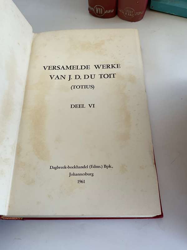 Totius ~ Versamelde Werke van J.D. du Toit / Totius | Deel I - Deel VIII