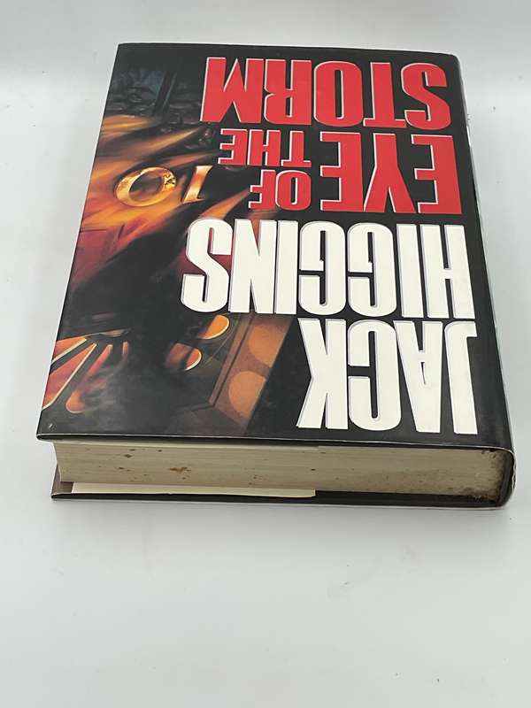 The Eye of the Storm by Jack Higgins | Large Format ~ Hard Cover ~ Good Condition