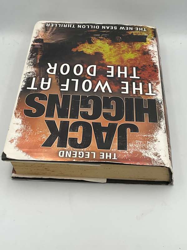 The Wolf at the Door by Jack Higgins | Large Format ~ Hard Cover ~ Ex-Library