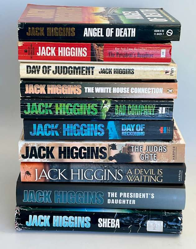 10 Books by Jack Higgins