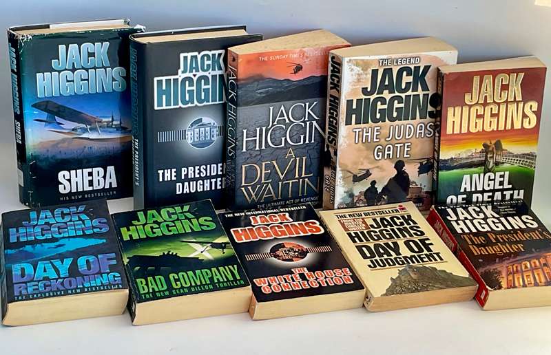 10 Books by Jack Higgins