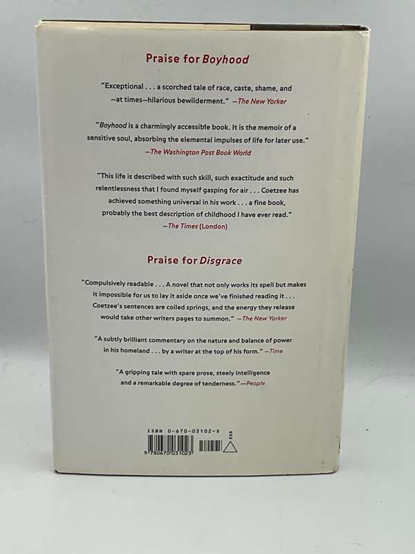 Youth: Scenes from Provincial Life II by JM Coetzee | Viking Adult, 2002 First American Edition