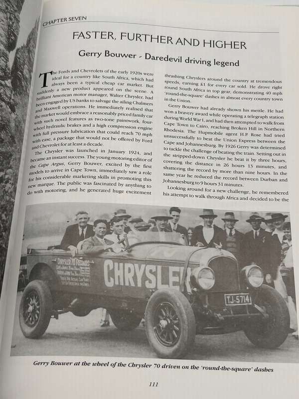 Our Intrepid Cape Motoring Pioneers ~ Derek Stuart-Findlay | Signed & Excellent Condition