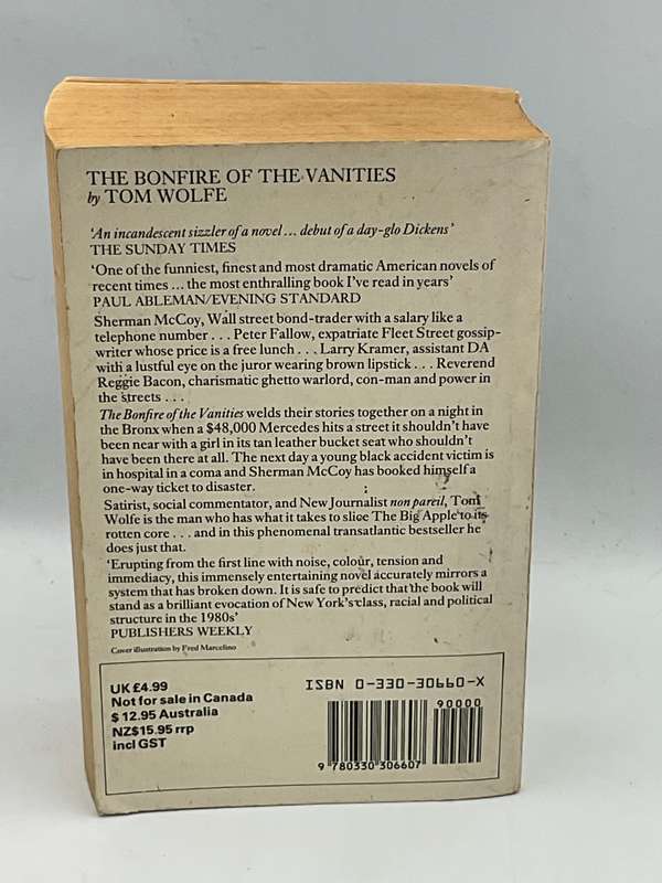 The Bonfire Of The Vanities by Tom Wolf