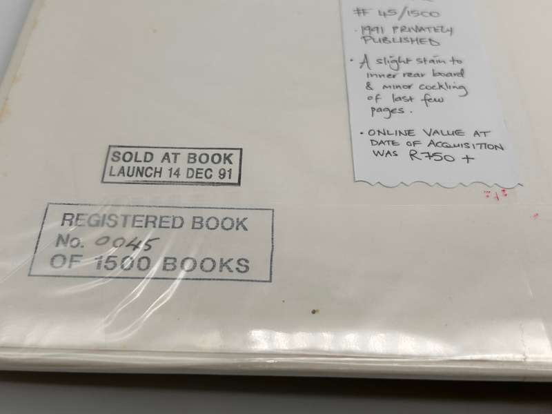 Wingfield - A Pictorial History by Gerry de Vries | Signed by author & 6 contributors | Water damage