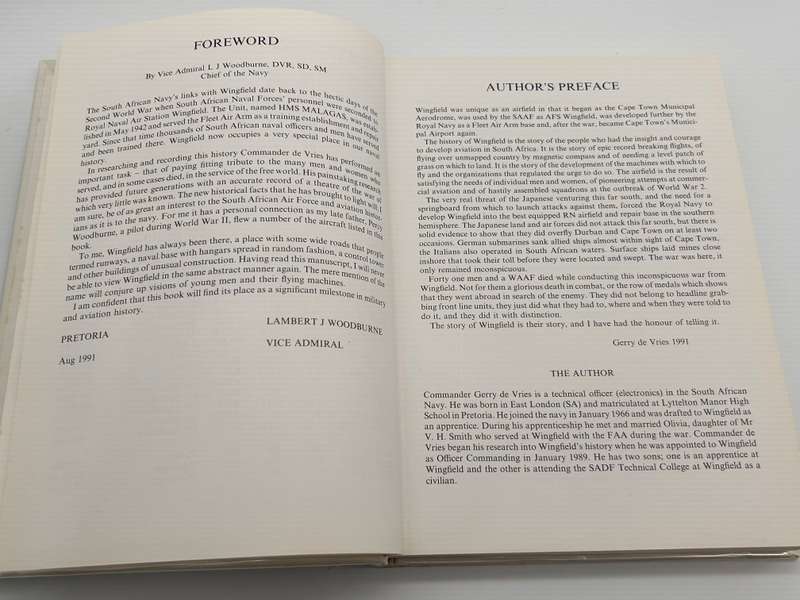 Wingfield - A Pictorial History by Gerry de Vries | Signed by author & 6 contributors | Water damage